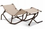foot propelled rocking outdoor lounger 01