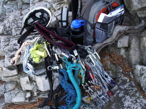 mountain climbing gear