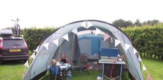 warm and cosy camping tent
