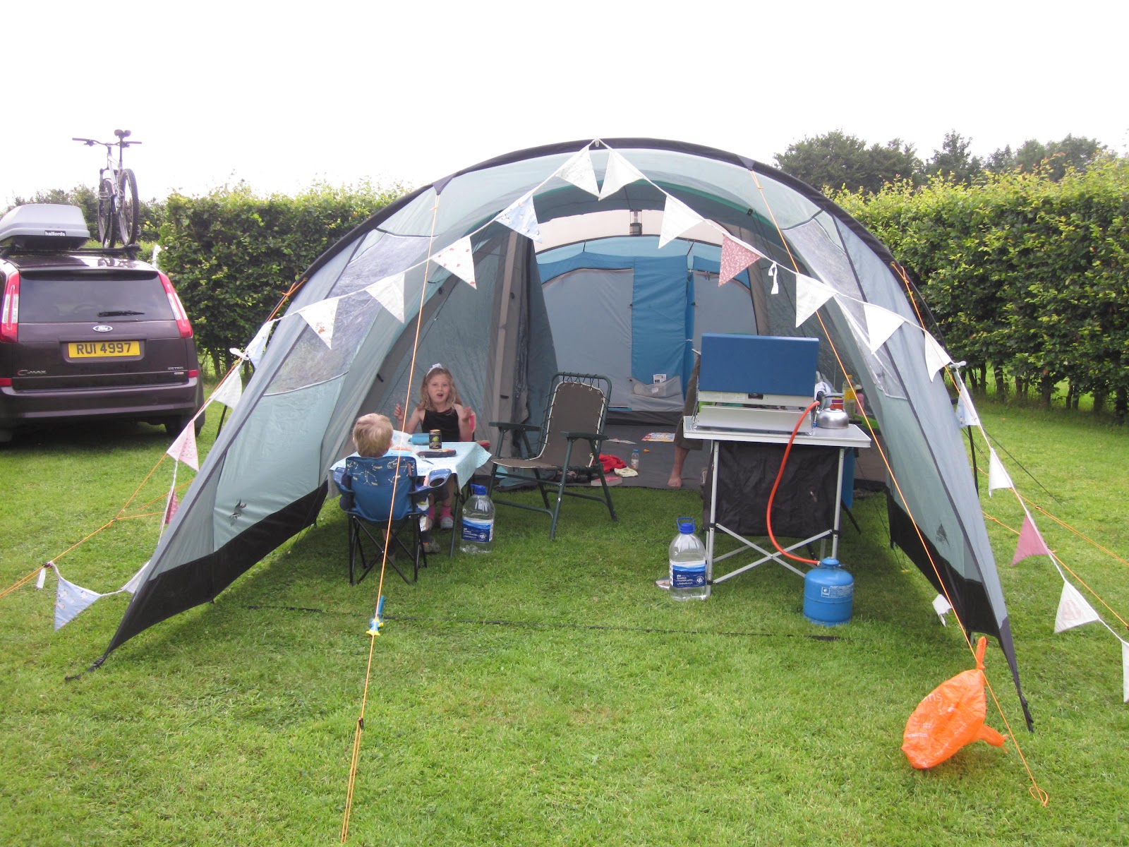 warm and cosy camping tent