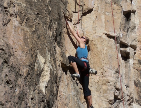 toughen skin for rock climbing