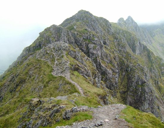 aonach eagach ridge, scotland