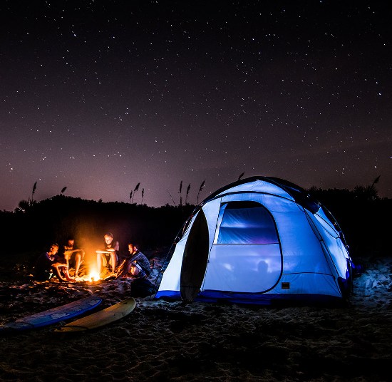dangers to avoid during night camping