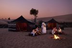 Desert campsites in the UAE