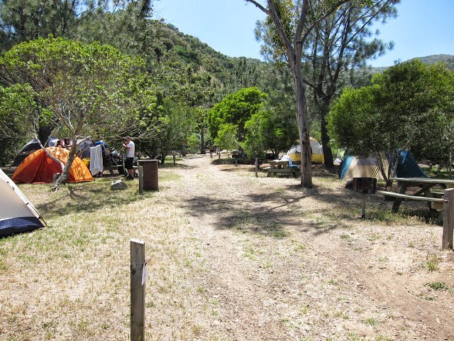 Auto camp in Santa Barbara of California