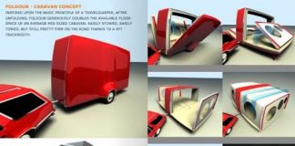 the foldoub caravan concept