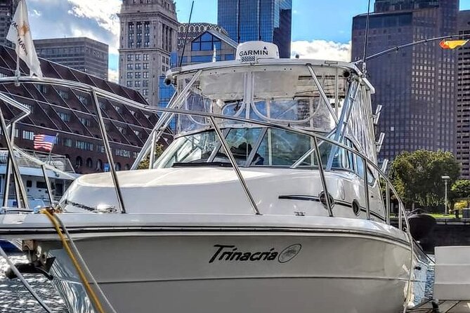 Fishing or cruising boston harbor on private yacht trinacria a candle to your day: what youll see