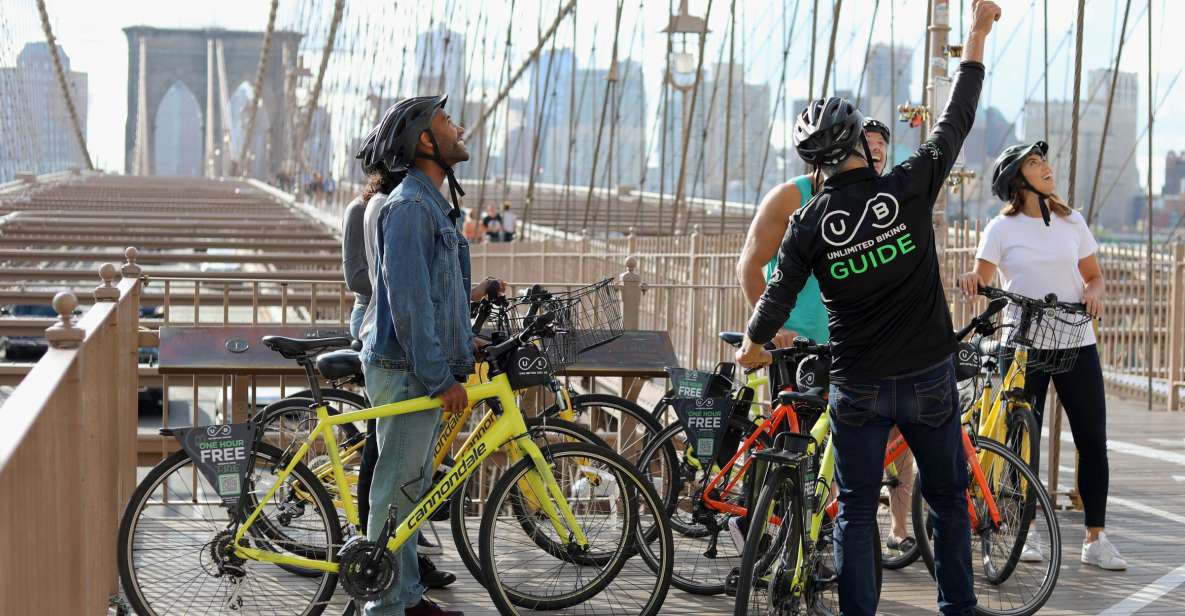 From manhattan: 2 hour brooklyn bridge sightseeing bike tour a closer look at the itinerary and what to expect