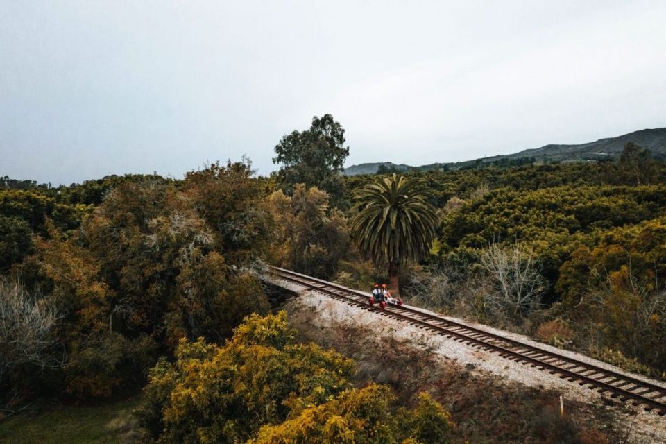 Ventura: rail bike guided tour with farm stand stop highlights of the ventura rail bike tour