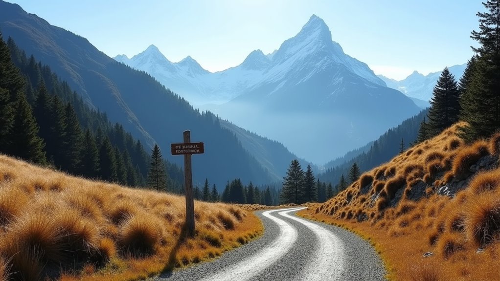 accessible scenic mountain trail