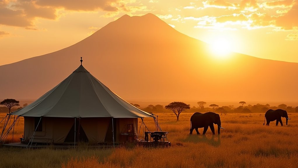 affordable vs luxury camping
