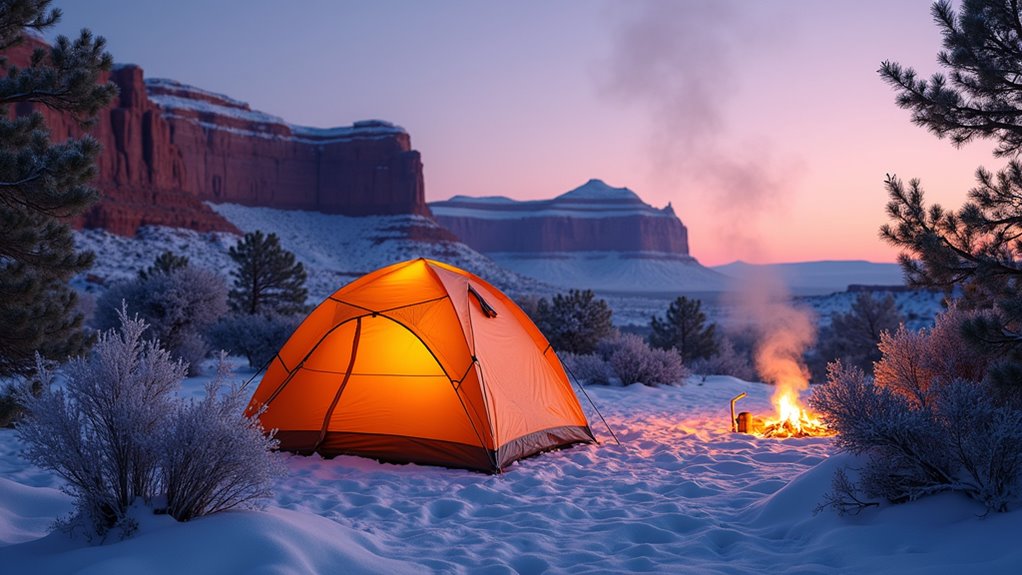 affordable winter camping adventures