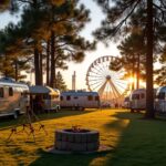 amusement park camping destinations