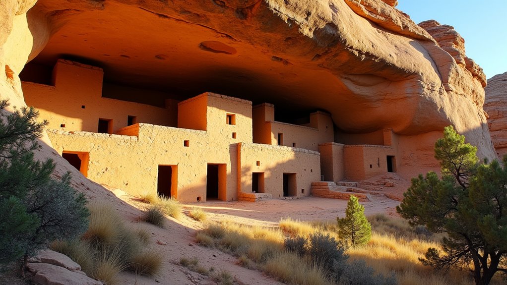 ancient cliff dwellings scenery