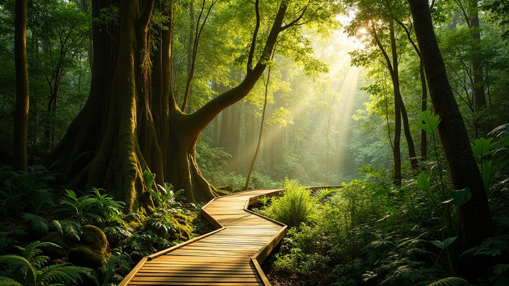 ancient rainforest walking trails