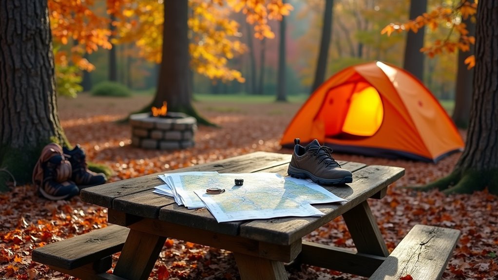 autumn camping planning tips