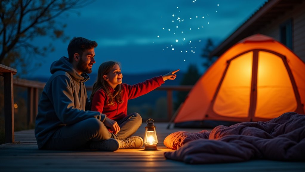 backyard camping adventure