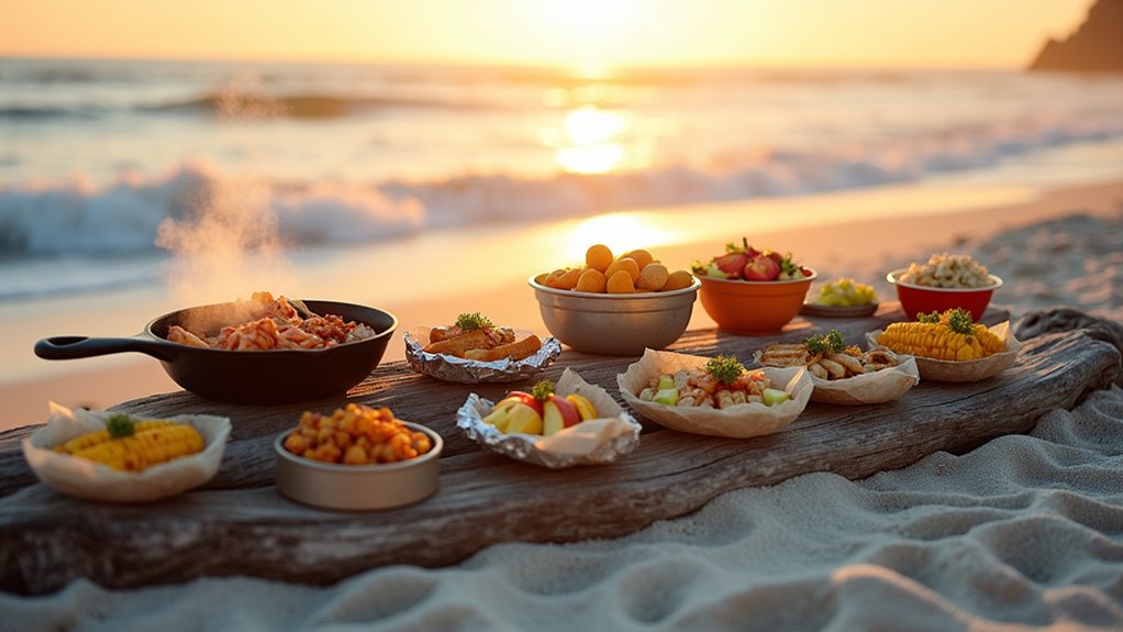 beach camping meal ideas