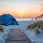 beach camping paradise awaits
