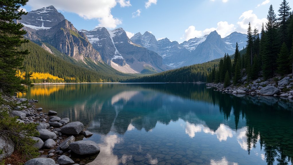 bear lake in rocky mountain