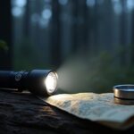 bright led camping flashlight