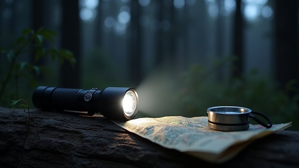 bright led camping flashlight