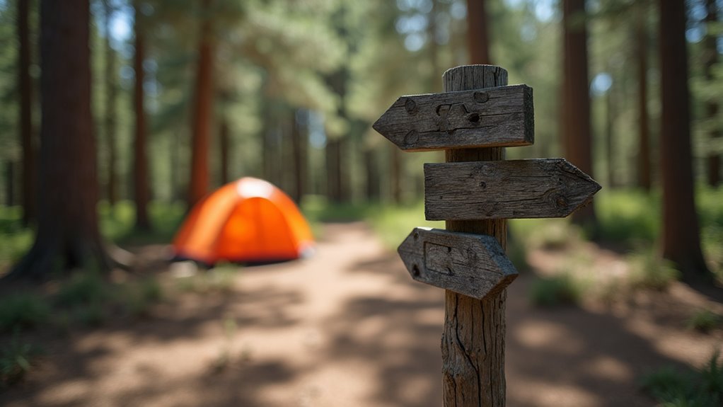 campground navigation and guidance