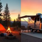 camping and rving differences
