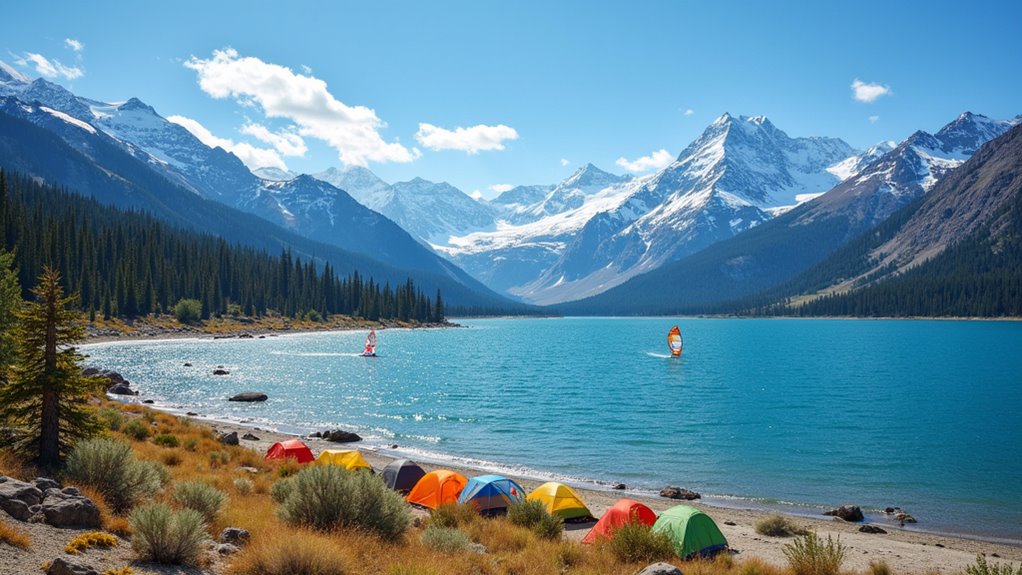 camping and windsurfing destination