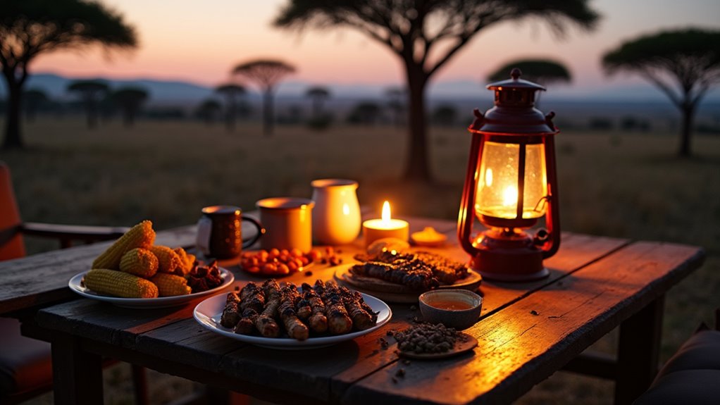 camping food in africa