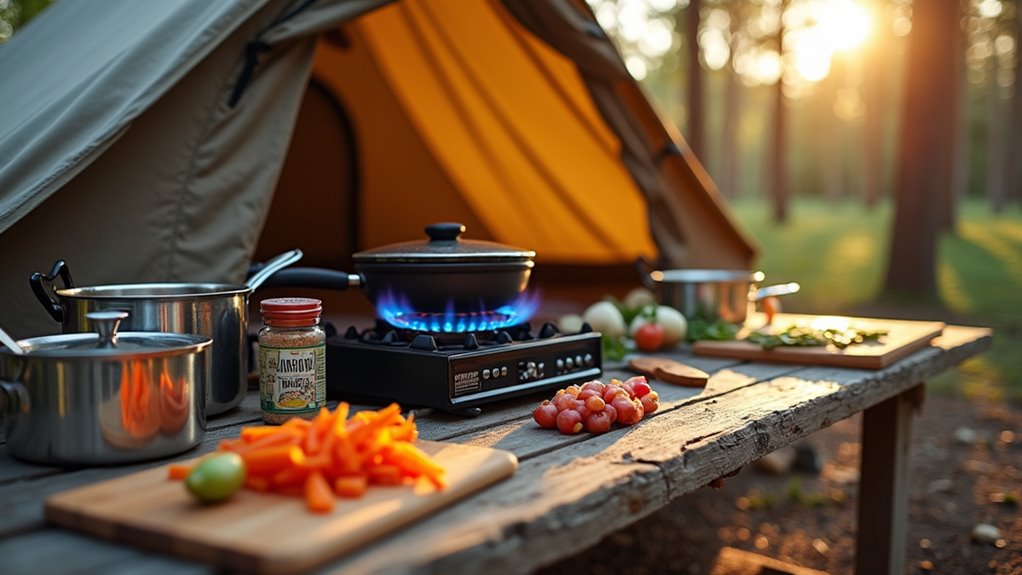 camping kitchen cooking tips