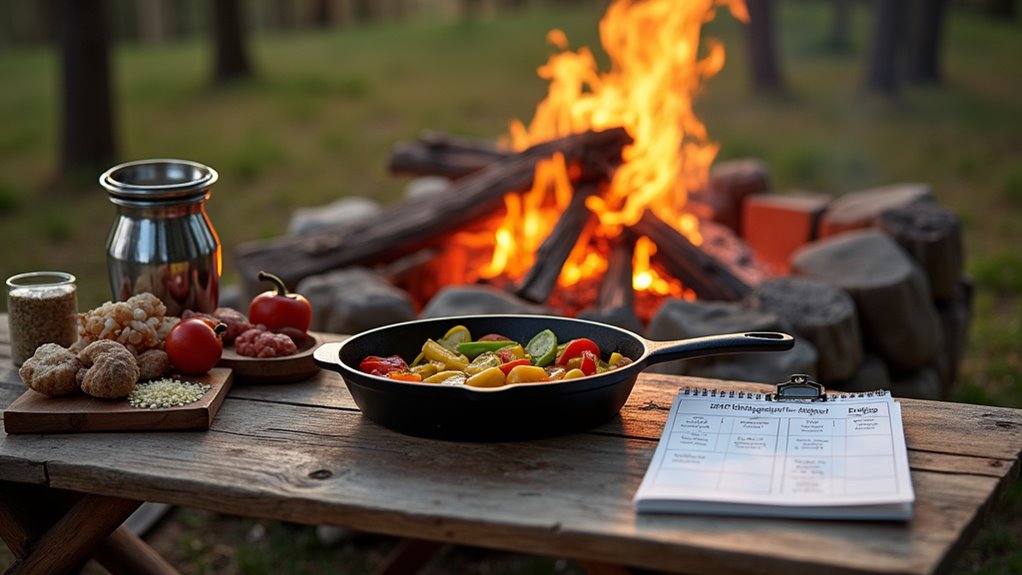 camping meal planning tips