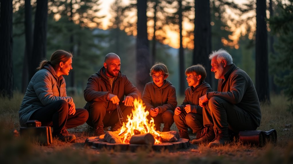 camping strengthens family bonds