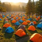 camping tips for crowded sites