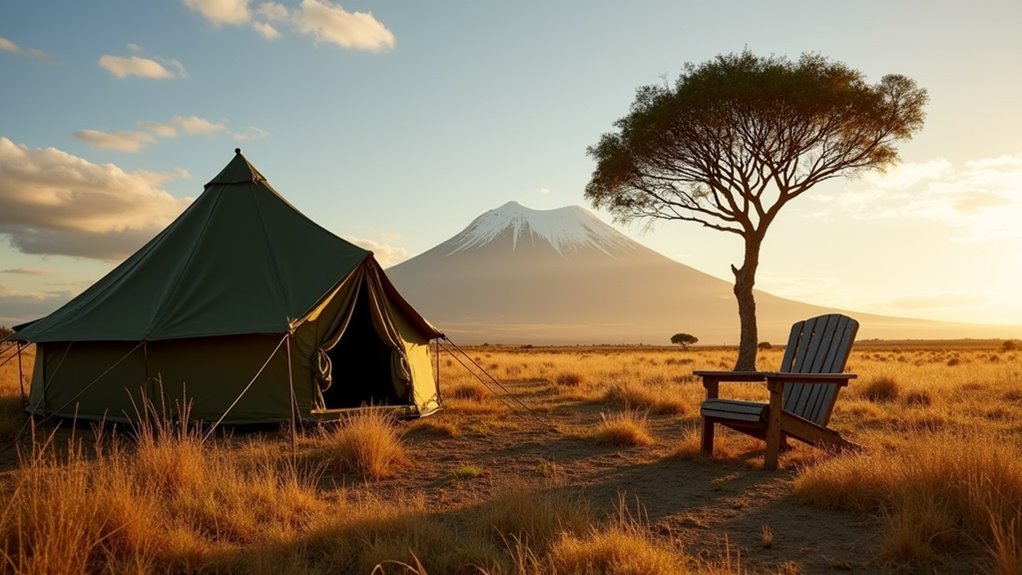 camping wisely under kilimanjaro