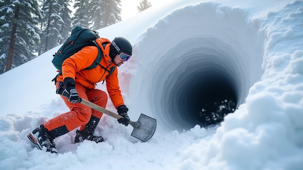carve entry tunnel with ventilation