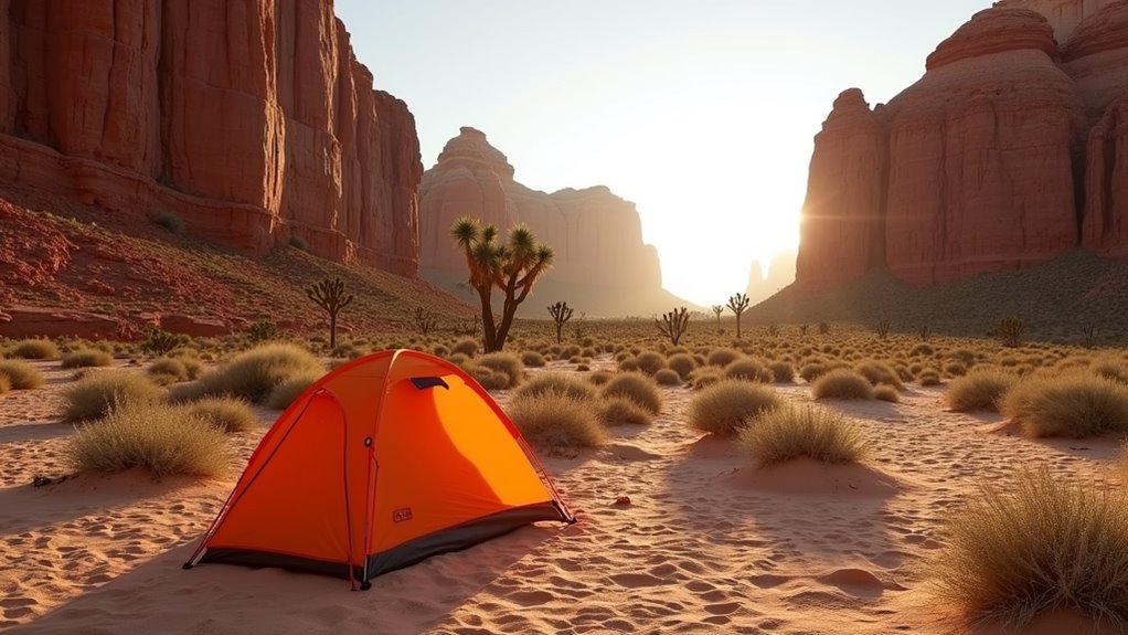 choose safe elevated camping spots