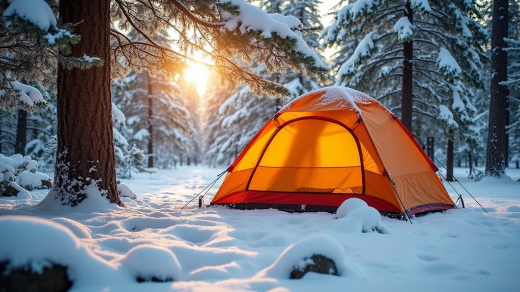 choose sheltered windproof location