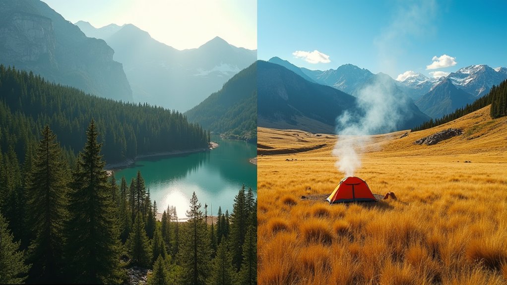 choosing between forests and grasslands