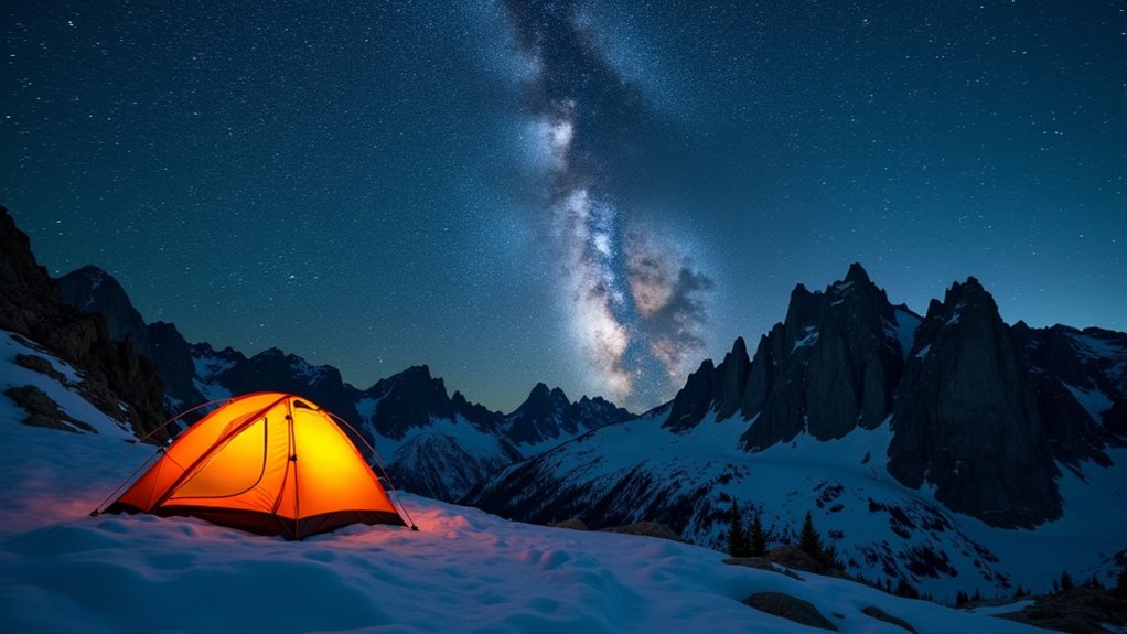 clear high altitude night skies