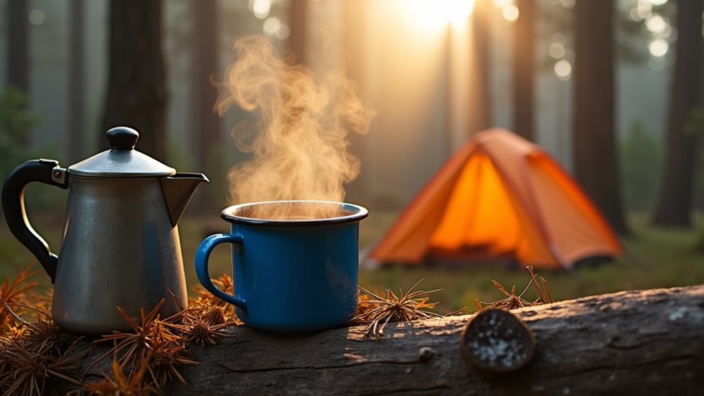 coffee while camping available