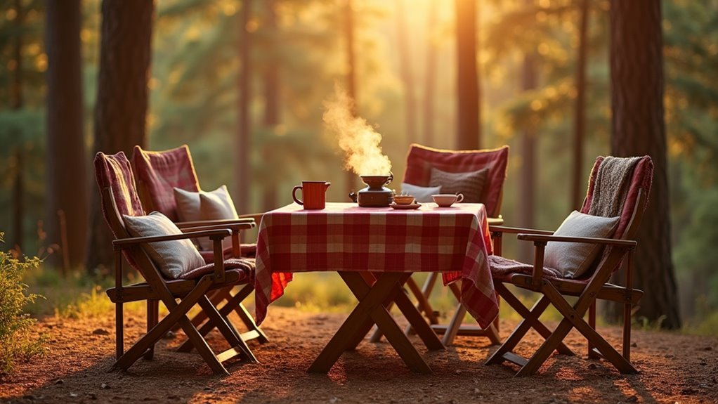 comfortable camping furniture options