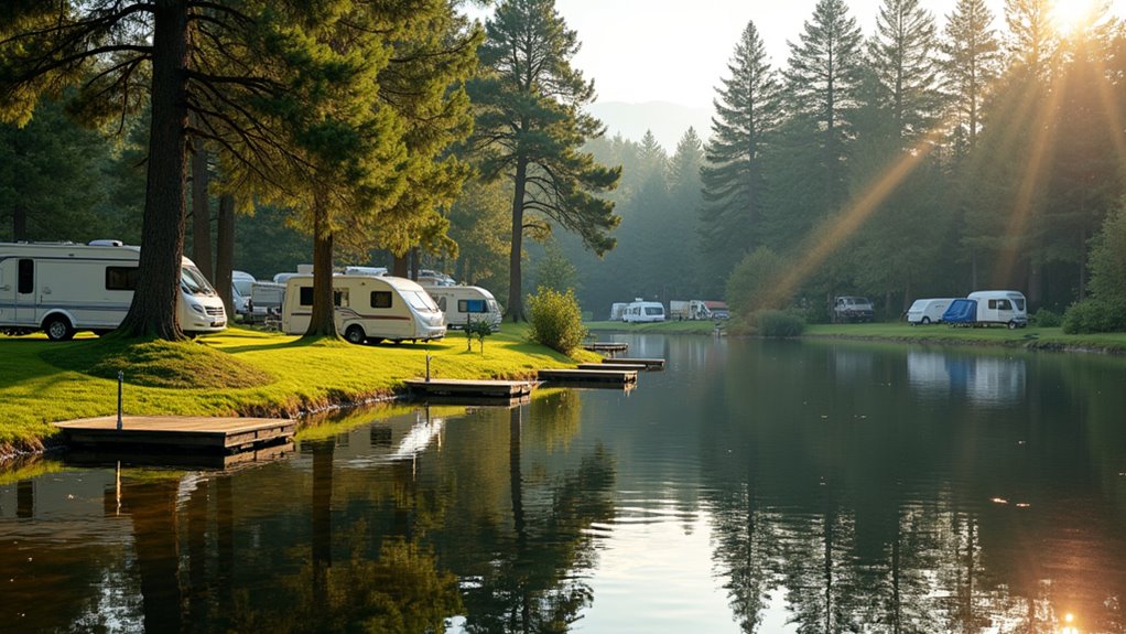 conifer lake camping retreat