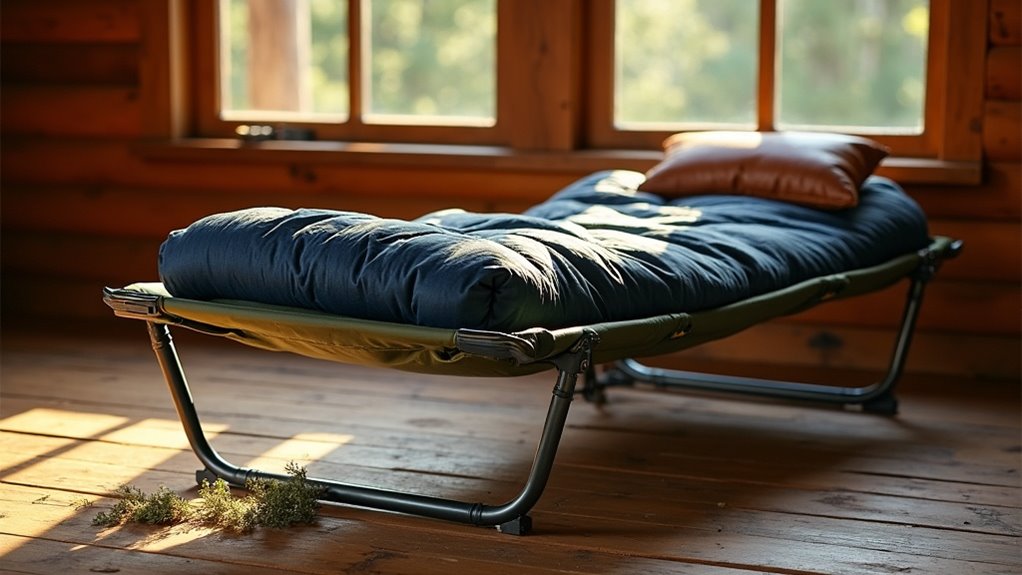 cozy camping cot comfort