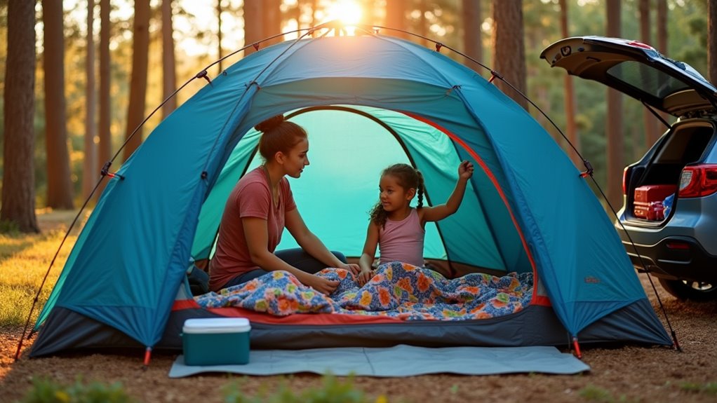 cozy camping setup essentials