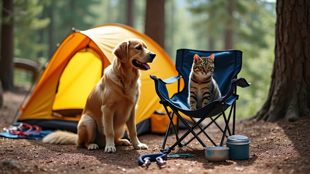 create secure pet friendly campsite