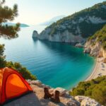 croatia campers and hikers