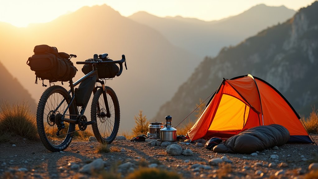 cycle camp explore enjoy