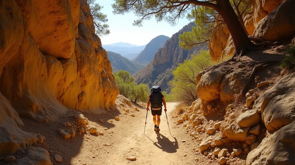 desert canyon hike adventure