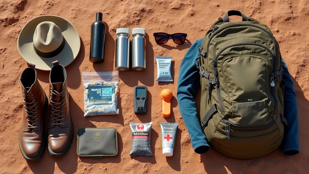 desert hiking essentials checklist